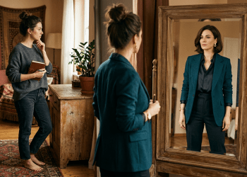 Žena ispred ogledala — moda kao izraz identiteta i self-expression